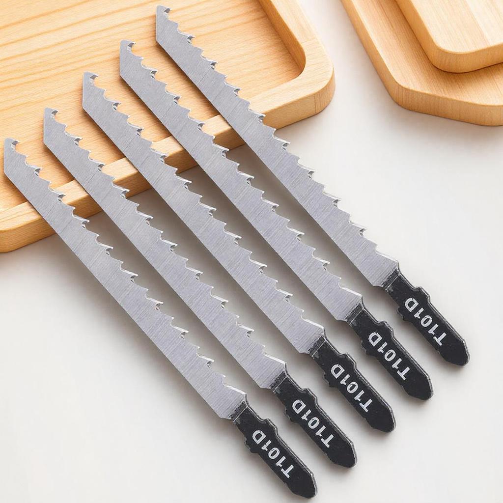 Jigsaw Blades Set for Wood and Metal Cutting 100mm HCS T101B T101D T144D T101BR T244D T127D T111C T111DGood Product