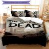 3pcs The Walking Dead Pattern Bedding Set Duvet Cover Set Includes Duvet Cover &pillowcases,perfect All Season Bedroom Decoration&gift