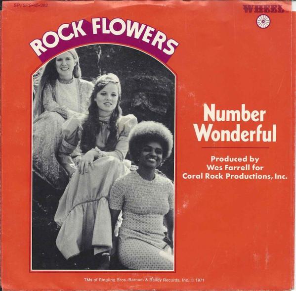 

7inch Record ROCK FLOWERS - Number Wonderful ALKS6505 Wheel 1971 US Soul/Funk Used