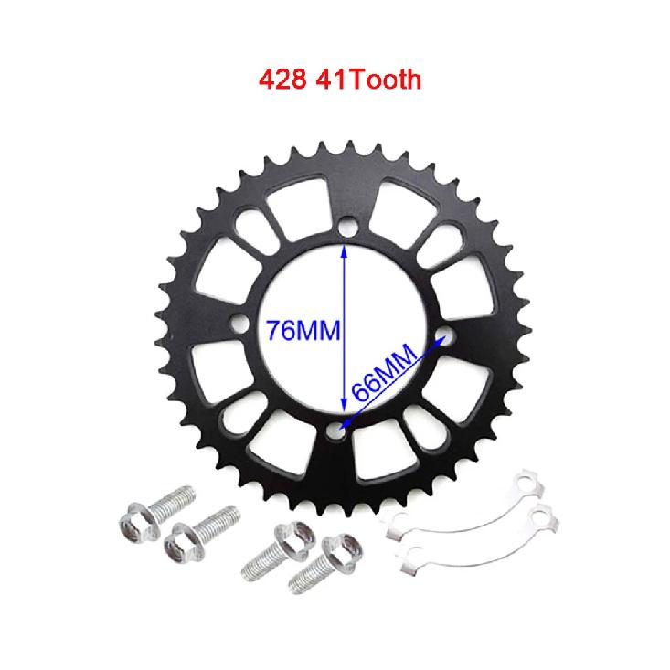 STONEDER Rear Sprocket 420 428 35T 37T 39T 41T 43T For SDG Hub Wheel Pit Dirt Bikes Motorcycle
