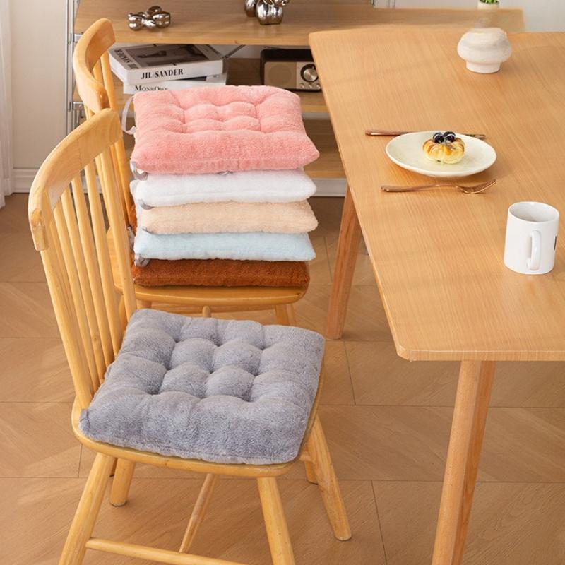 Thickened Warm Seat Cushion Home Dining Chair Cushions Office Sedentary Student Chair Mat Anti Slip Fart Cushion Moisture-wicking Breathable Sofa Pad