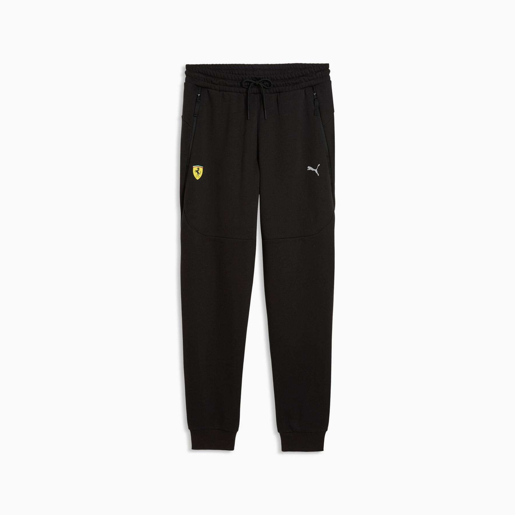 Men` Puma Ferrari Tech Sweatpants Black