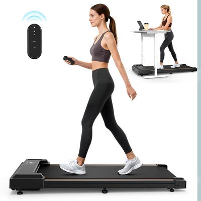Formill FT21 Geh-Laufband 2,5 PS Motor 1–6 km/h Geschwindigkeit LED-Anzeige mit Fernbedienung, Kompaktes Unter-Schreibtisch-Laufband für Zuhause & Büro