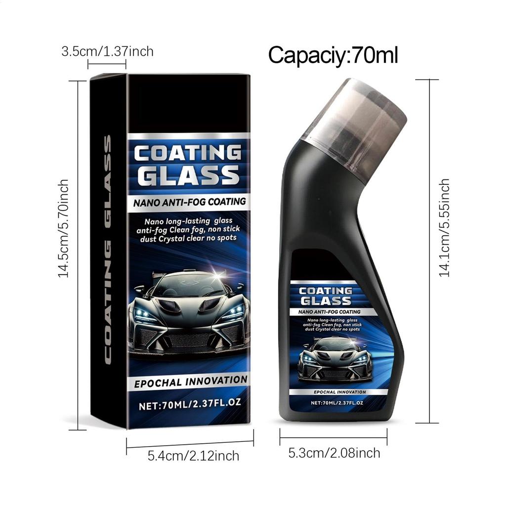 DAWCBVJQ Hydrophobic Windshield , Magic Gem Glass, Anti-Fog Car Windshield, Micromolecular Anti-Fog