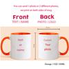Personalised Your Photo Mug, Custom NAME IMAGE TEXT Cup,Customize Coffee Mugs, Tea Cups, Mothers Day, Wedding Gift 9 COLOURS