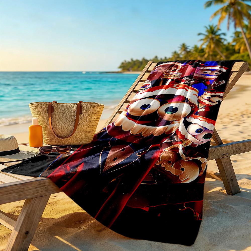 Digital Circus Beach Towel Soft Durable Quick-Dry Comfortable Lightweight Perfect for Traveling Yoga Camping and Swimming