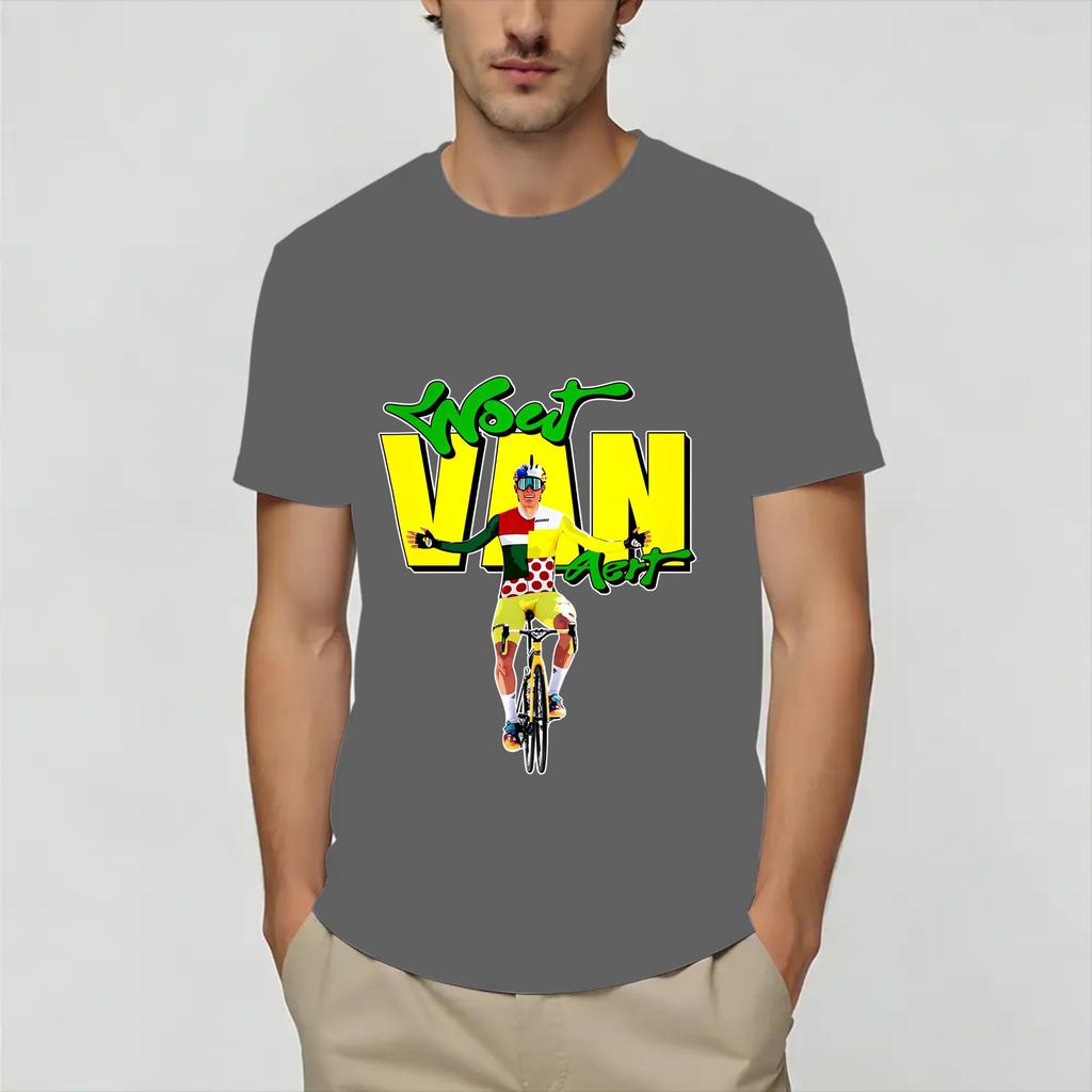 Wout Van Aert Unisex T Shirts Leisure Tee Shirt Short Sleeve Round Neck Tshirts Pure Cotton New Arrival Clothing
