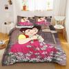 Catoon 3D Gedruckte Bettbezug Kissenbezug Heidi Mädchen Bettwäsche Set Jugend Kinder Mädchen Jungen Geburtstag Schlafzimmer Dekoration 2/3 Stück Set