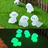 Luminous Cute Puppy Bichon Frise Small Ornaments Car Center Console Lighting Decoration Universal Cars Interior Accessories