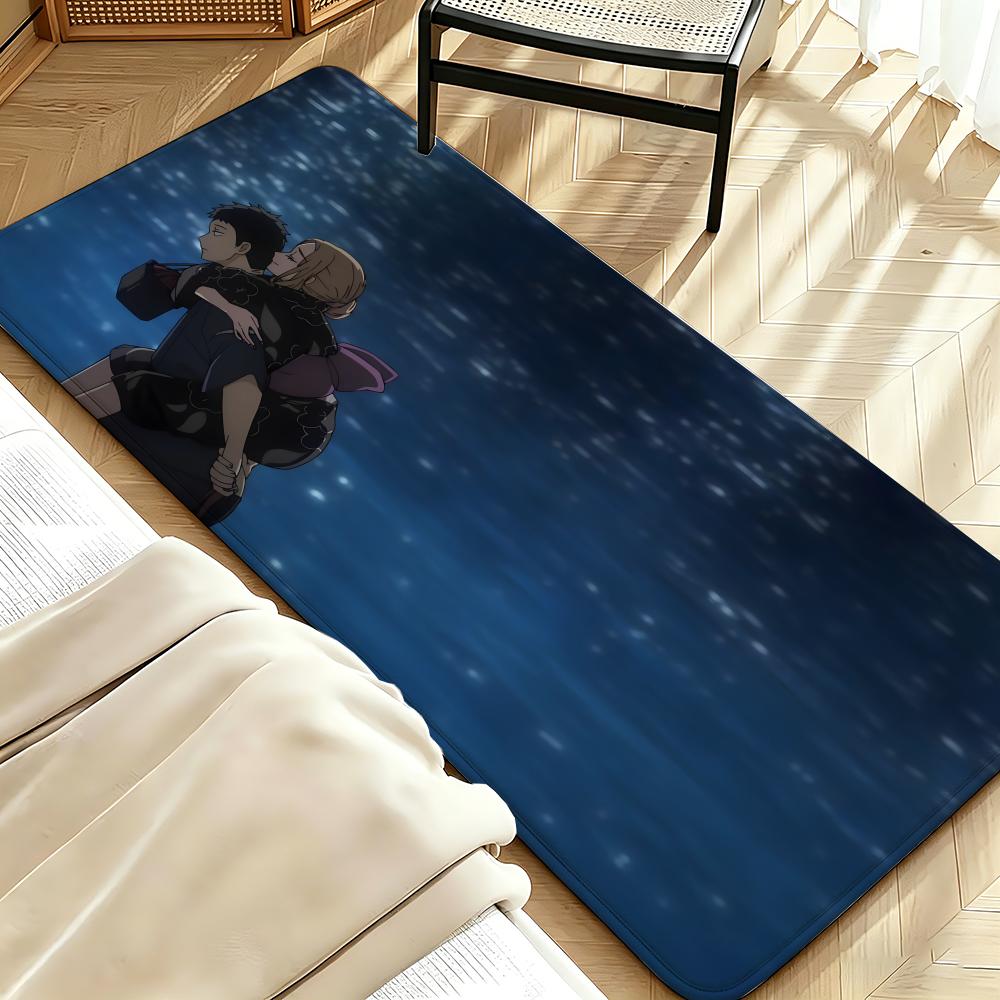 Anime M-My Dress-Up D-Darling Floor Mat Soft Flannel Floor Mat  Suitable for Entryways, Living Rooms, Bedrooms, and Bathrooms