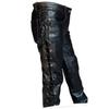 2019 Wish Lace-up High Waist PU Leather Pants - Solid Color, Trendy European & American Style