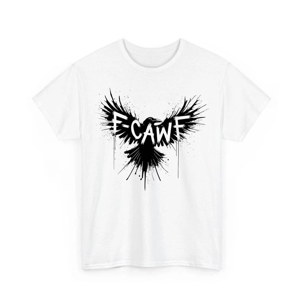 Black Bird Black Crow F Caw F Funny Gothic Humor Unisex 100% Cotton T-shirt Mens Tees Top