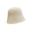 Wind Dome Solid Color Knitted Bucket Hat Autumn and Winter New Bucket Hat Women's Sunscreen Face Cover Basin Hat
