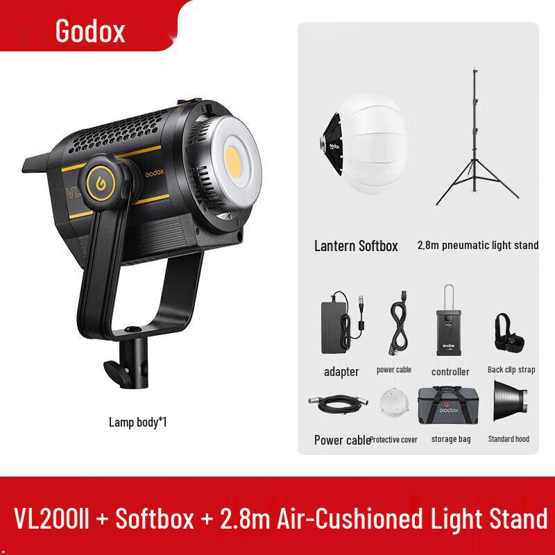 Godox VL200II LED Continuous Video Light Kit