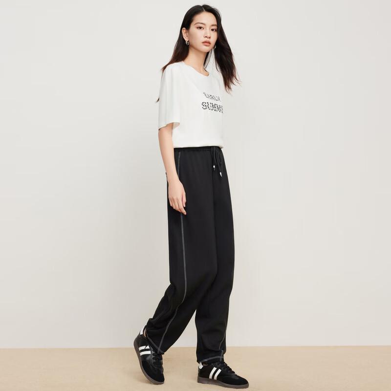 Elva' Island Women's Sporty Patchwork Long Casual Pants