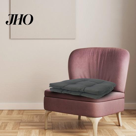 Tufted Outdoor Cushion 2 Pcs Chair Cushions Waterproof U-Shaped Overstuffed Seat Thick Cotton Filling Easy Comfortable To Clean Patio for Living Room
