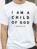 I Am a Child of God Men Tshirt Fashion Casual Short Sleeve Streetwear Classic Print New Arrival Tee