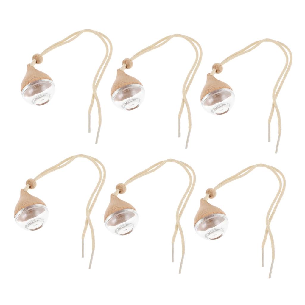 Healeved 6 buc Pandantiv Sticlă Aromă Sticlă Auto Sticlă Decorativă