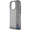 Hülle für iPhone 16 Pro BMW Motorsport Vertikaler Streifen Grau
