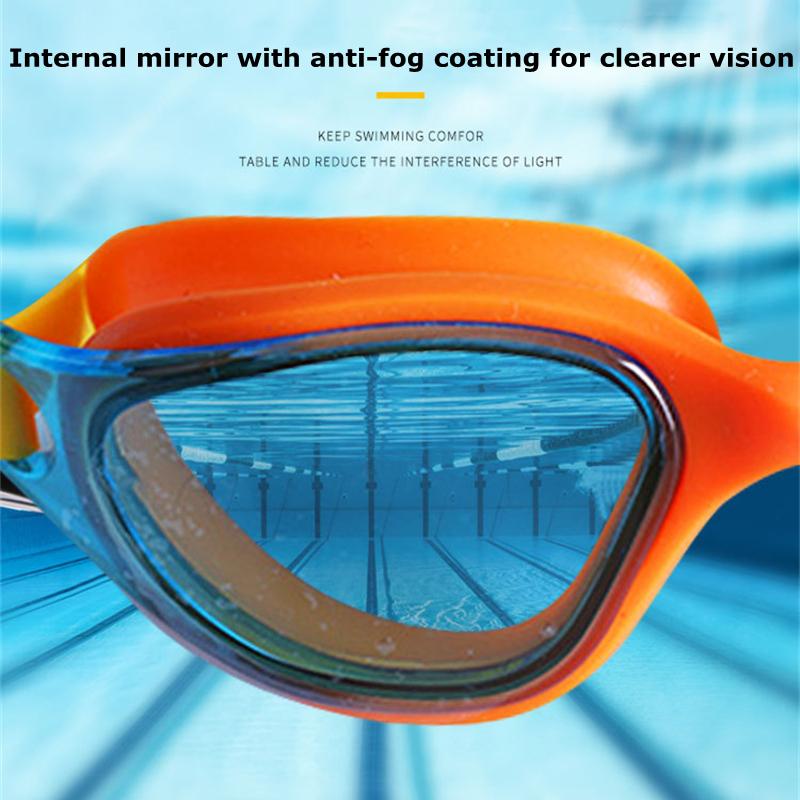 Professional Swimming Goggles Men Women Pool Glasses Anti-fog UV Protection Adjustable Swim Eyewear Waterproof Diving Glasses