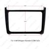 Volkswagen Polo 2DIN Car Radio Frame Panel Matte Black