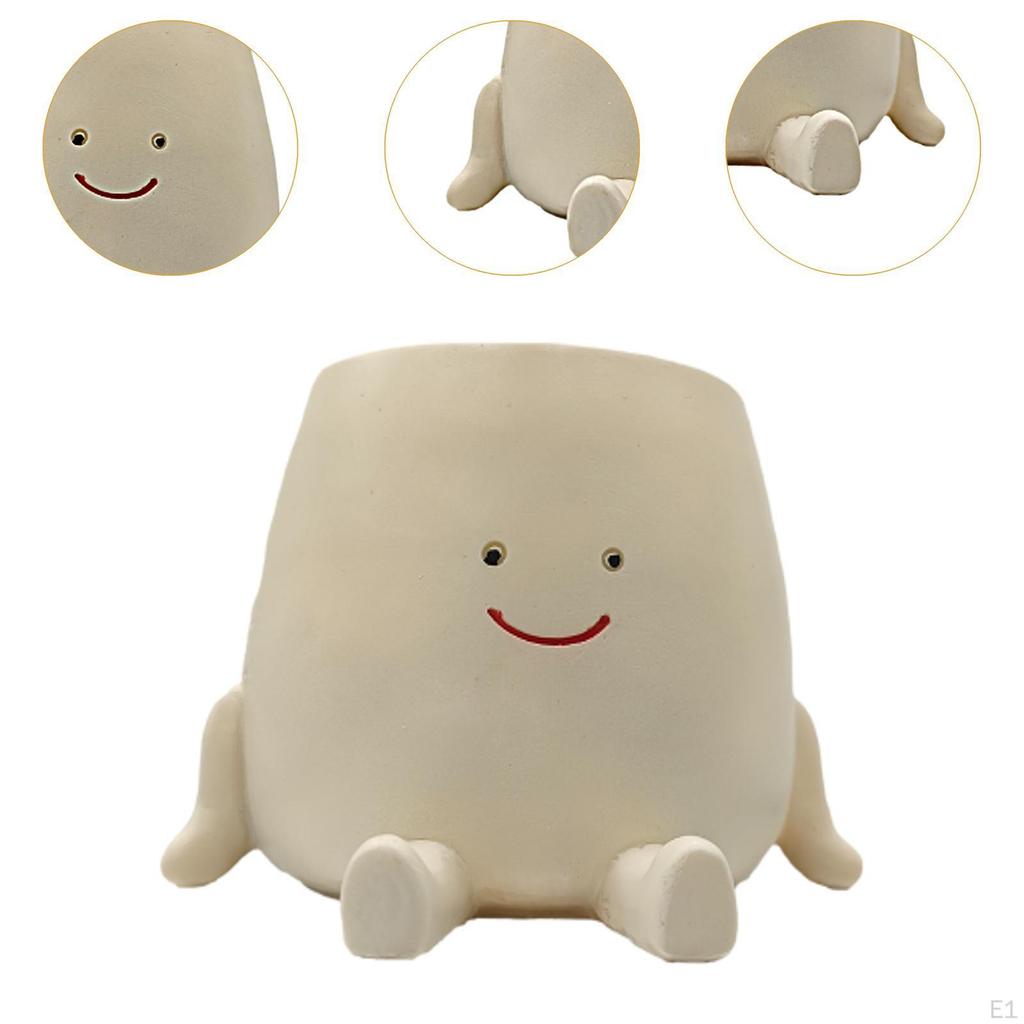 Adorable Cartoon Flower Pot for Home Decor