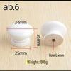 Solid Paulownia Wood Round Drawer & Cabinet Handle