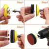 50/100/300Pcs 2-inch drill sander with back plate 1/4 "shank sand pad kit, including 80-3000 grain size sandpaper