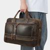 Layered Cowhide Men's Business Briefcase High-end Retro 15 Inch Handbag File Computer Bag