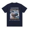I Gooned But At What Cost Funny Pigeon  Meme T-shirt Mens Women Clothing Fashion T-shirts Cotton Casual Short Sleeve Tee Shirts