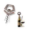(C) 3 In 1 Ah So Two Prong Wine Opener & Cork Remover,It Can Remove The Older and Fragile Wine Corks So Easy for Connoisseurs To Uncork
