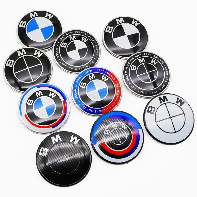 82mm 74mm Auto Frontklappe Heckklappe Emblem Abzeichen für BMW E46 E90 E39 E91 E92 F30 F10 E60 X3 X5 1 2 3 4 5 6 7 Serie Zubehör