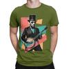 Abraham Lincoln Playing Banjo Novelty 100 Cotton Tshirt Abraham Tops Tees For Unisex