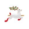 Reindeer & Santa Snowflake Christmas Napkin Rings - Festive Wreath Holders for Hotel Decoration, Bestseller