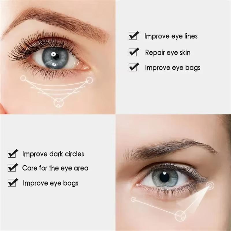 Crema para Ojos con Niacinamida Elimina Ojeras Bolsas debajo de los Ojos Suero Hidratante con Ácido Hialurónico Contra la Hinchazón Gel para el Cuidado de los Ojos