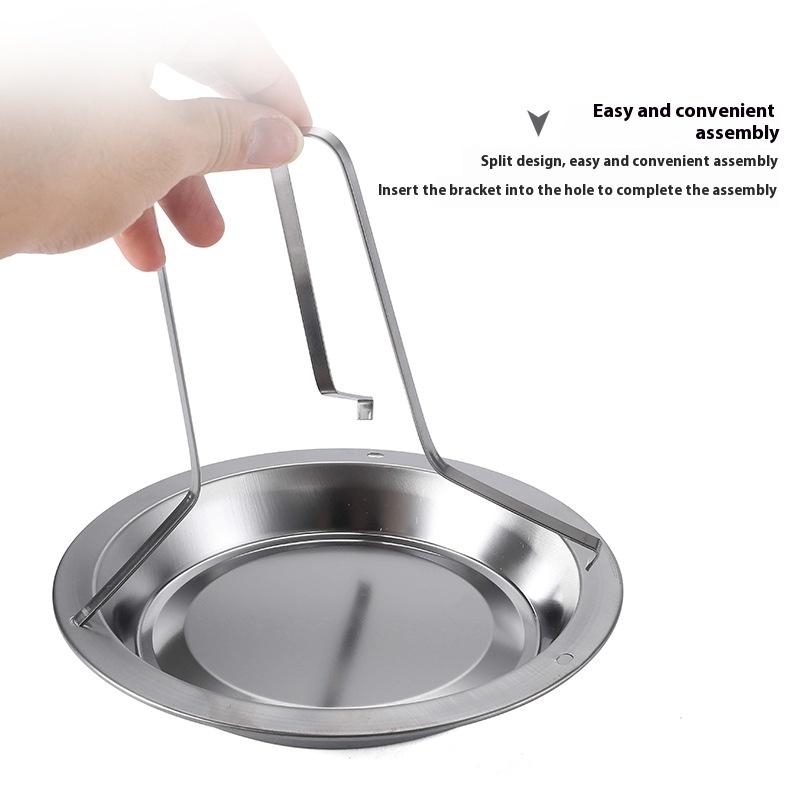 Stainless Steel Chicken Roasting Stand for Indoor & Outdoor Cooking Turkey Rack Holder for Grill Oven Smoker - Kitchen Accessory