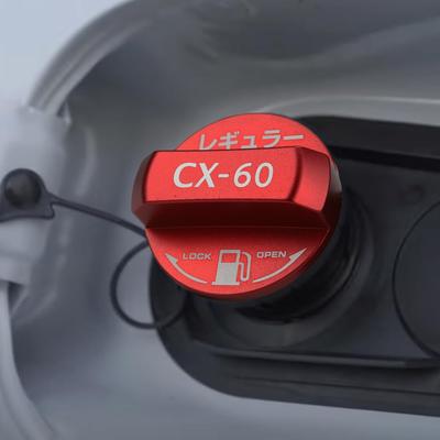 LEXLEYS Mazda Regular Specifications Red CX-60 KH Type Special Design Fuel Cap Fuel Lid