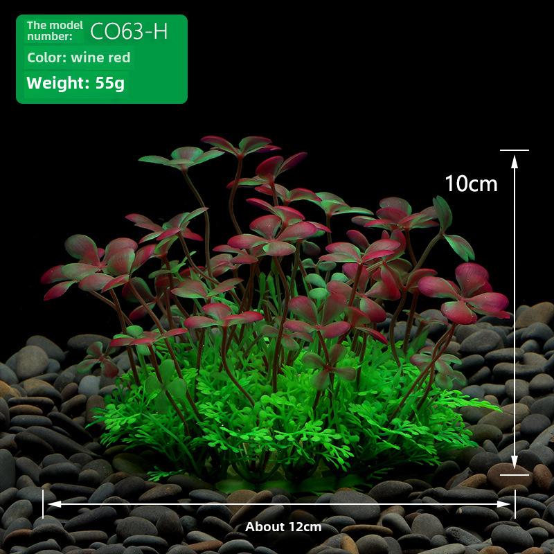 CO-H Aquarium Landscape: Artificial Water Plant for Fish Tank Decoration