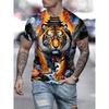3D Printed Cool Sword Girl T-Shirt For Men Retro Dragon Pattern Tees Summer Casual O-Neck Short Sleeve Tops Street Tee Shirts