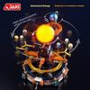 Ck008 Space Trend Play Dawn Solar System Planetarium Mechanical Model Assembly Building Block Toy Children'S Day Gift