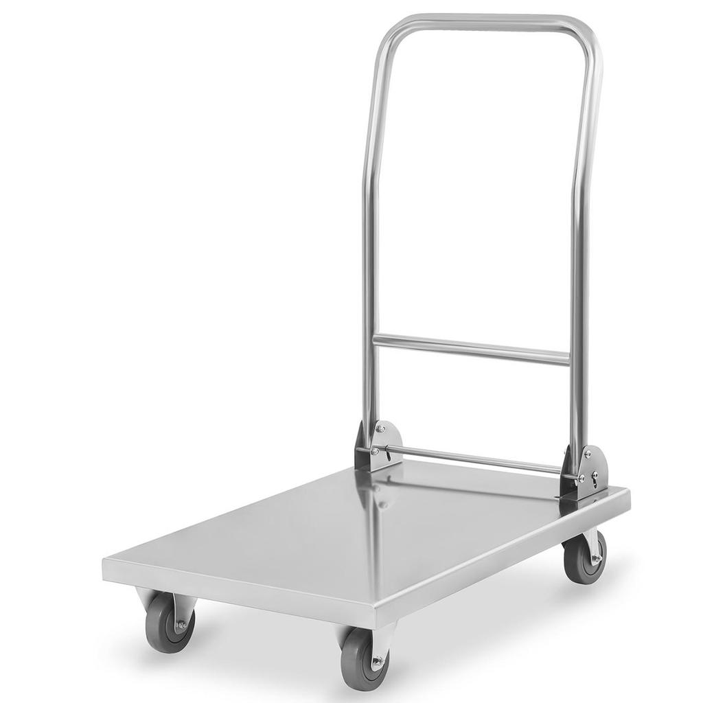 Plattform-Lager-Transportwagen mit klappbarem Griff bis 400 kg RCFT11