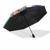 1pc Hunter x Hunter Inspired Umbrella Automatic Opening & Closing, Foldable Design, Iron Frame, Outdoor Use, Festival Gift, Suitable for Fans, Travel,