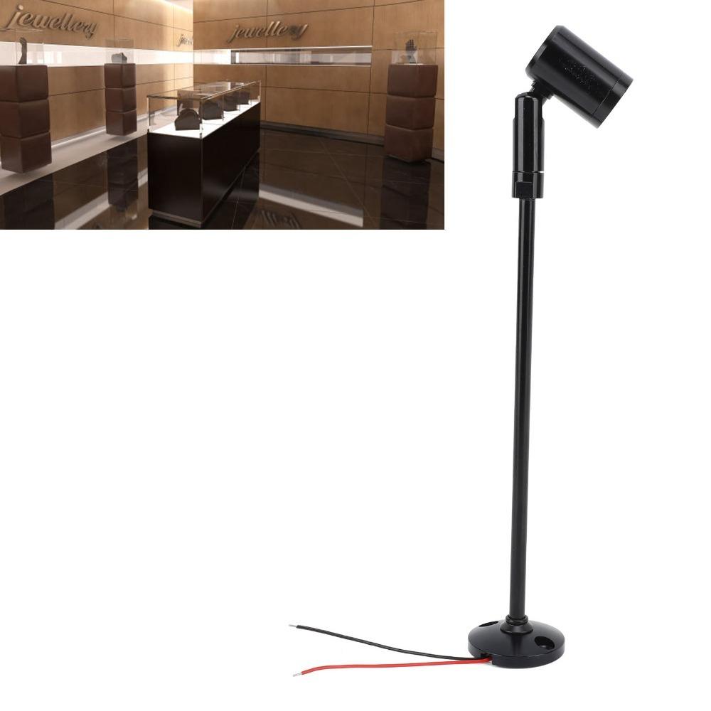 2 Pack DC12V LED Mini Spotlight Aluminum Body Upright Mini Spotlight Plants Display