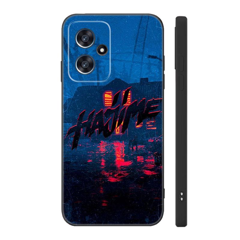 Miyagi & Andy Panda Husa de telefon din silicon negru pentru Xiaomi POCO X3 X4 NFC F3 F4 GT F5 M3 M4 M6 X5 X6 Pro 5G C55 C65 M5