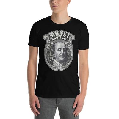 GELD LÜGT NICHT TOLLE GRAFIK TRENDIG Kurzarm Unisex T-Shirt