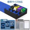 Mlikero Deck Large Holds 2400 Magnetic Trading Card Storage Includes 10 Dividers and 4 Foam Compatible with Duel and Other Card Games and Case,