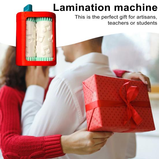 Business Card Embosser 3D Printed Hand Embossing Machine with Cloud/Flower/Leaf/Notes Pattern Dual Roller Mini Embosser Stamp for DIY Cards