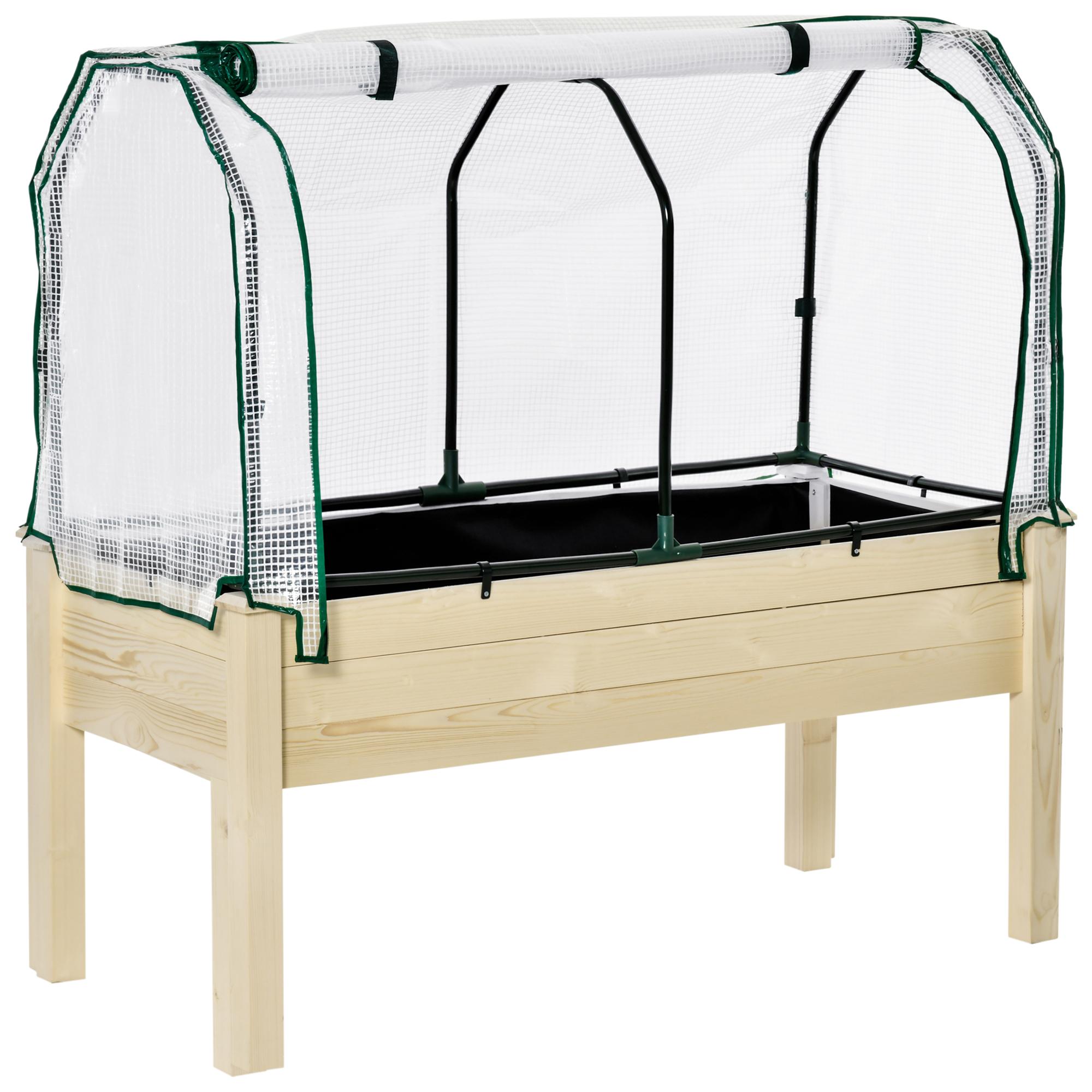 Raised Garden Bed Outdoor Elevated Wood