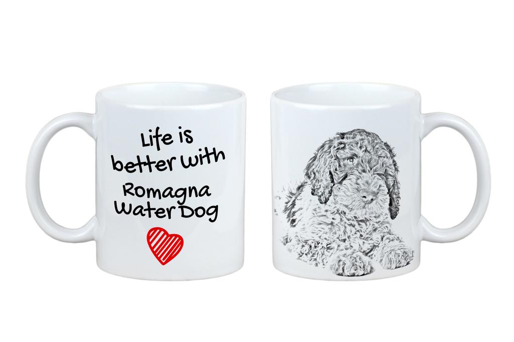 Cane d'Acqua della Romagna - tazza con cane, tazza con foto, regalo personalizzato dal marchio Art-Dog
