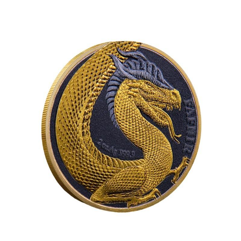 Russian Dragon Commemorative Coins, Metal Crafts, Commemorative Medals, Collectibles, Gifts